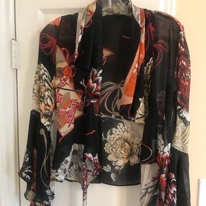 Roberto Cavalli floral blouse